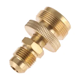 1pc lLb Propane Tank Canister Regulator Adapter Connection to 3/8” Male Flare (5/8