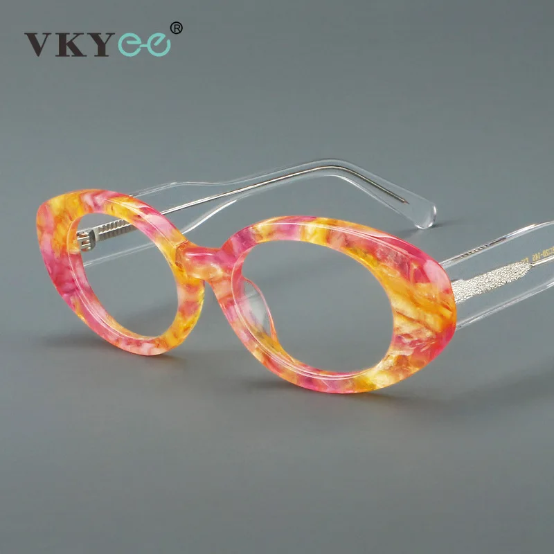 

Очки для чтения VICKY New Fashion Acetate Oval 8836 в ретро-стиле с антибликовым покрытием и цилиндрическими линзами для женщин, с возможностью индивидуальной коррекции зрения