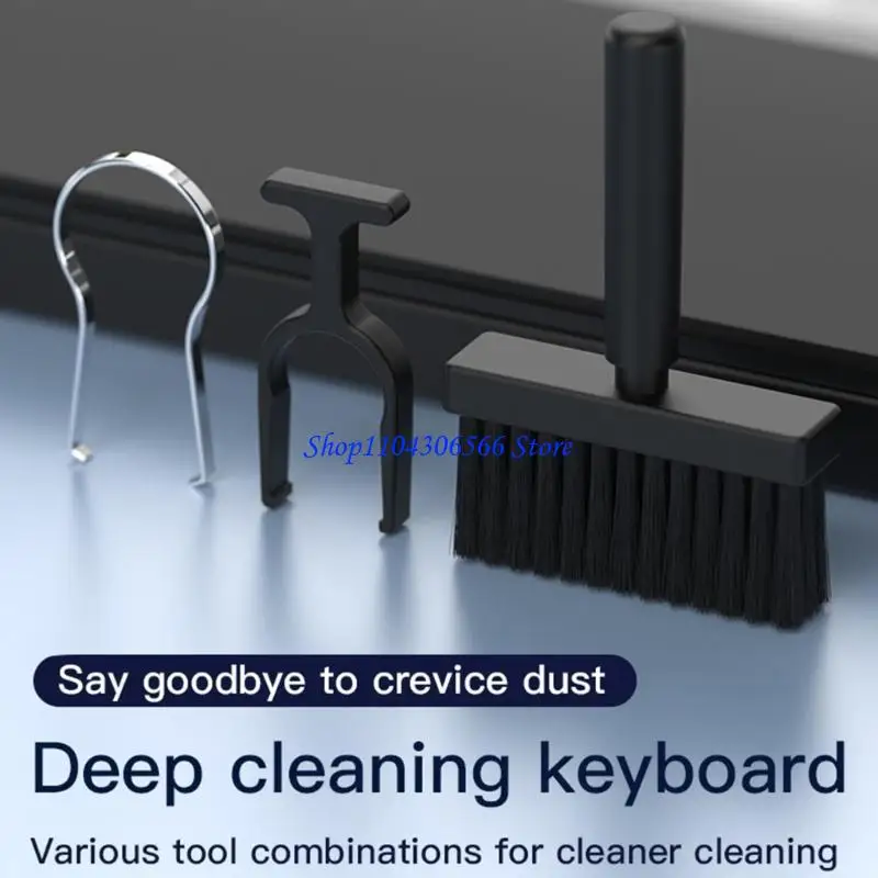 02DD Multifunctional Leather Keyboards Wrist Pad Featuring Deep Cleaning and Ergonomic Support for Extended Typing