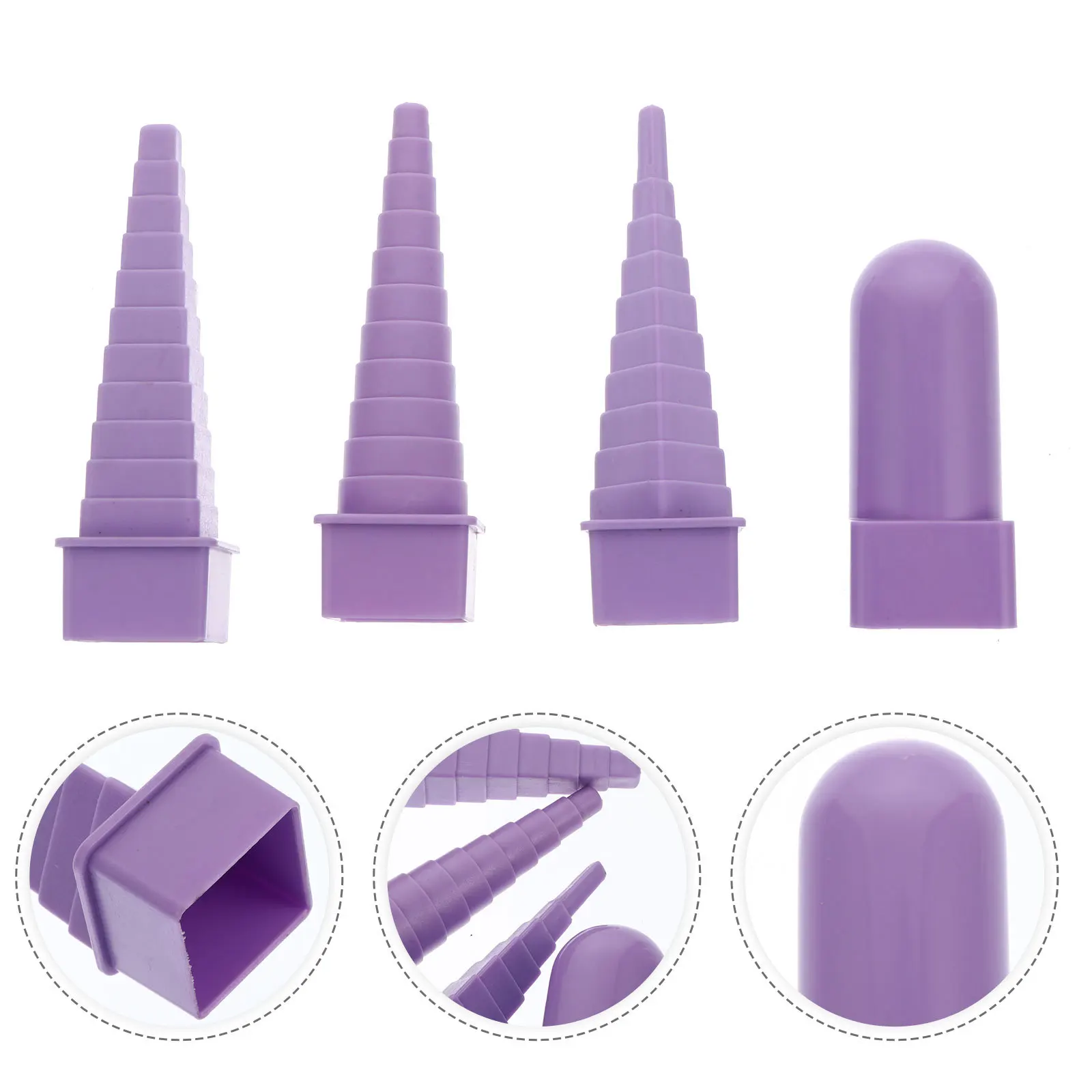 

4Pcs Wire Wrapping Tool Spiral Mandrel Set DIY Jewelry Making Wire Coil Plastic Mandrel Winding Rod Jewelry Making Tool