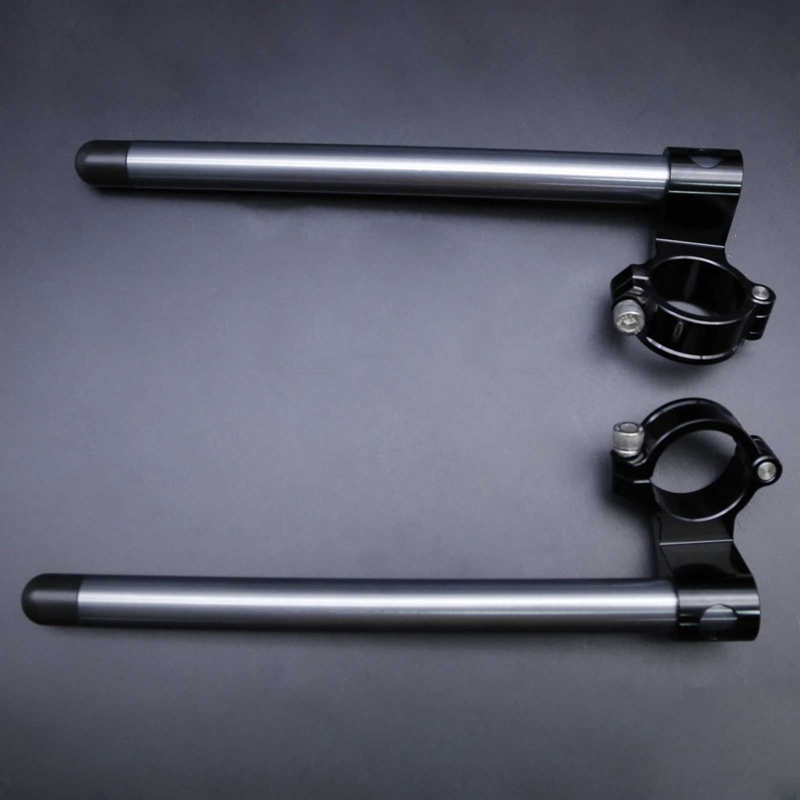 41mm Black CNC Raised Clip-On Handlebars – Tophome – Higher Lift Fork Clips For Sport Bikes