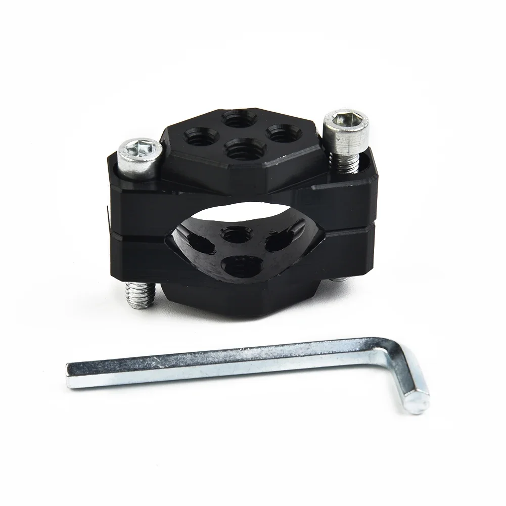 Universal 22-32mm Motorcycle Handlebar Bumper Mount Bracket Clamp For LED Spotlight Fog Turn Signal Lights Metal Accessories image 5