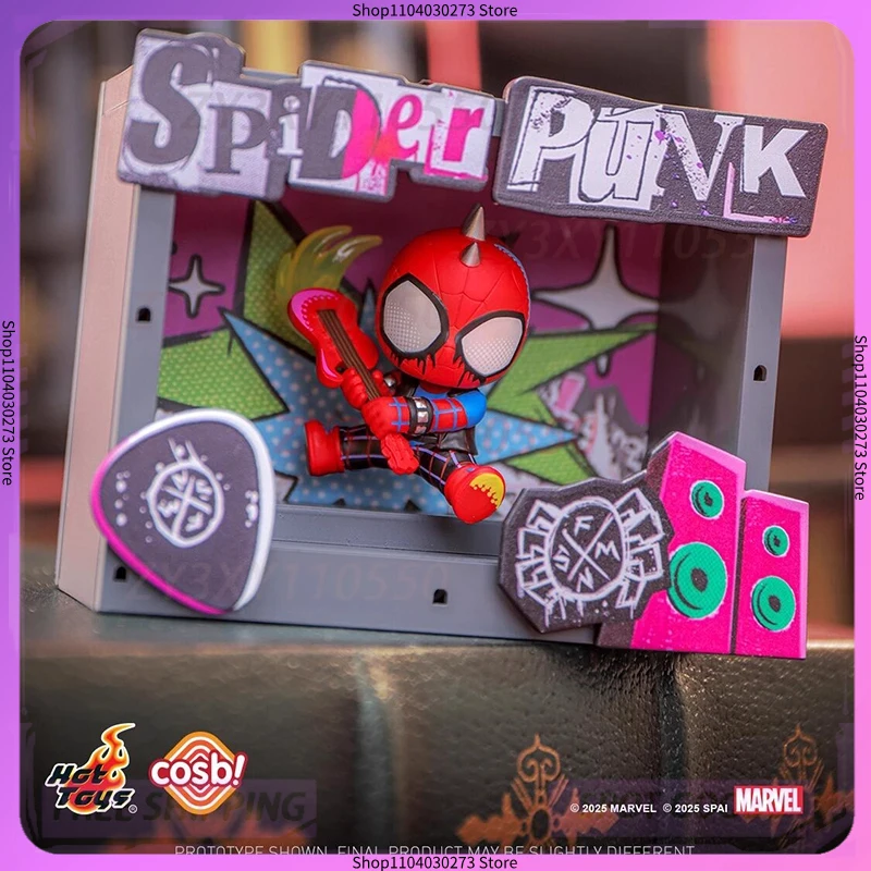 

Cosbi Across The Spider-Man Collection 3d Диорама слепая коробка брелок культовые пленочные сцены с фигурками супергероев Чиби