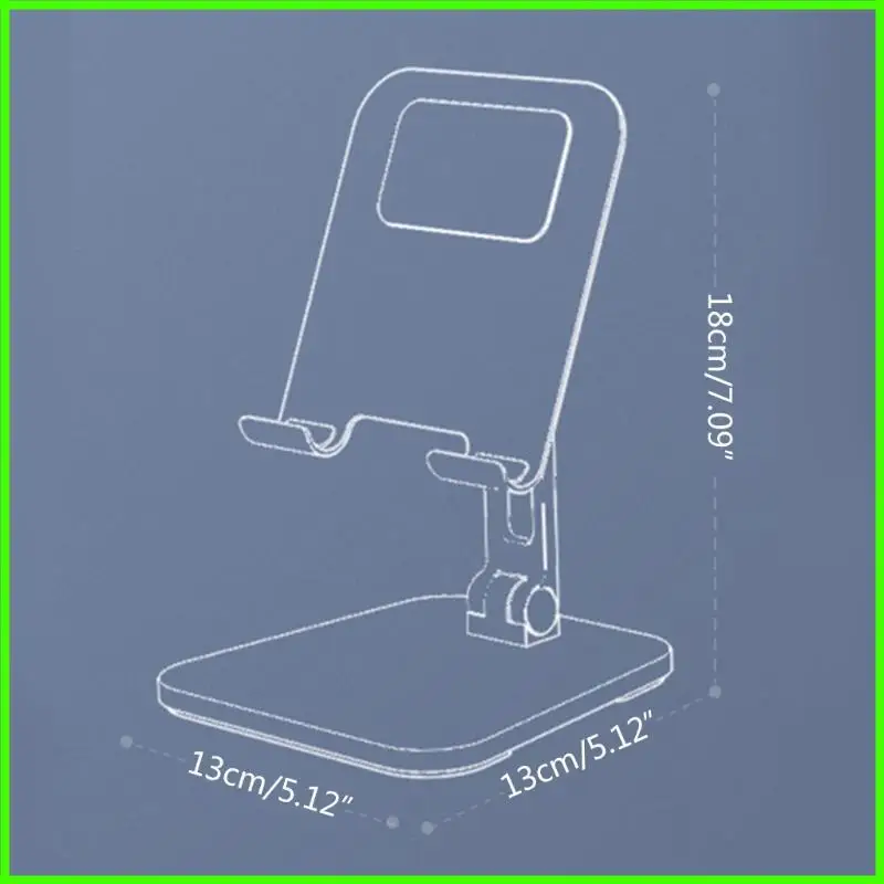 حامل كمبيوتر لوحي عملي Air Mini قابل للطي باللون الأسود وخفيف الوزن وأنيق وقابل للتعديل لسطح المكتب #6