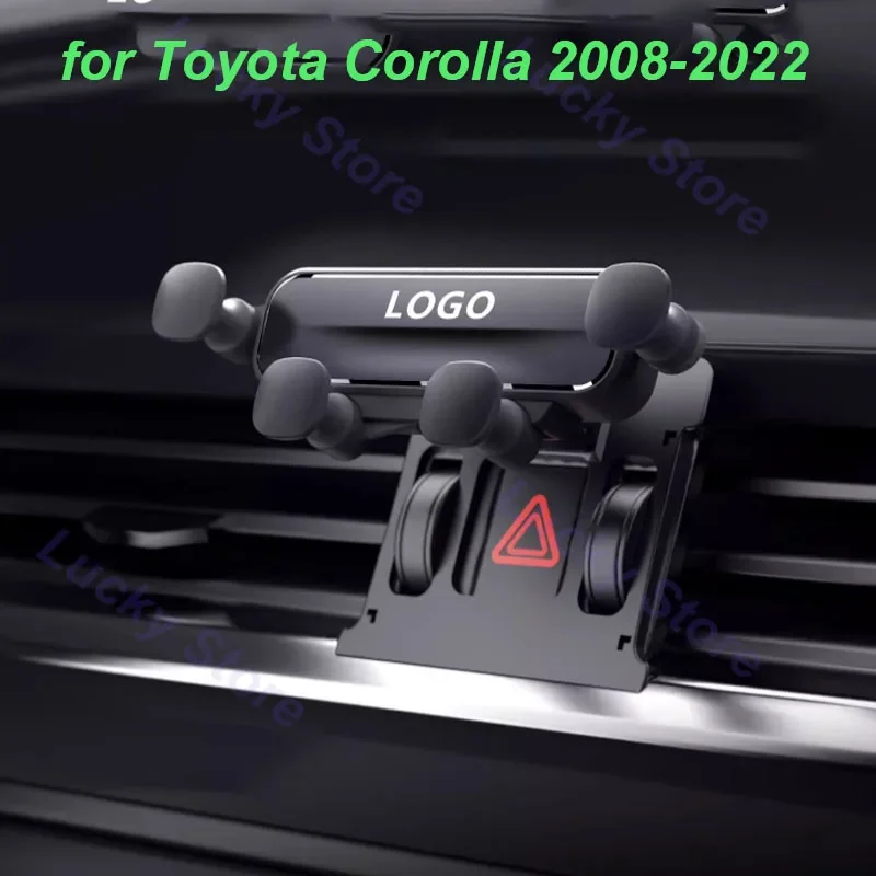 

for Toyota Corolla 2008-2022 Car Mobile Phone Mounts Holder Suspension Stand Navigation Bracket Interior Accessories