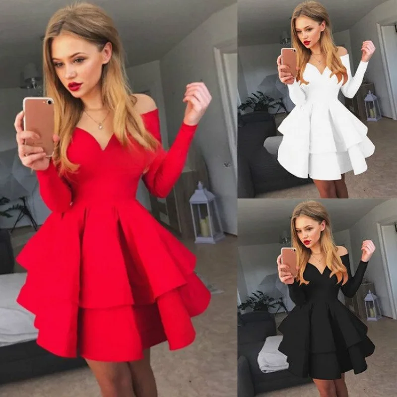 

Ele Sexy Deep V-ne Long Sve Princ Dr Evening Gown Women's Faionable Chiffon Floor-length Par Dr