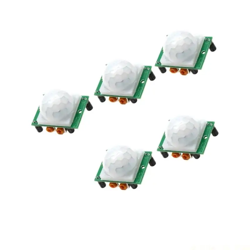 J0MA Pack Of 5 Plastic Modules Human Detection for Home Automation & Security Applications