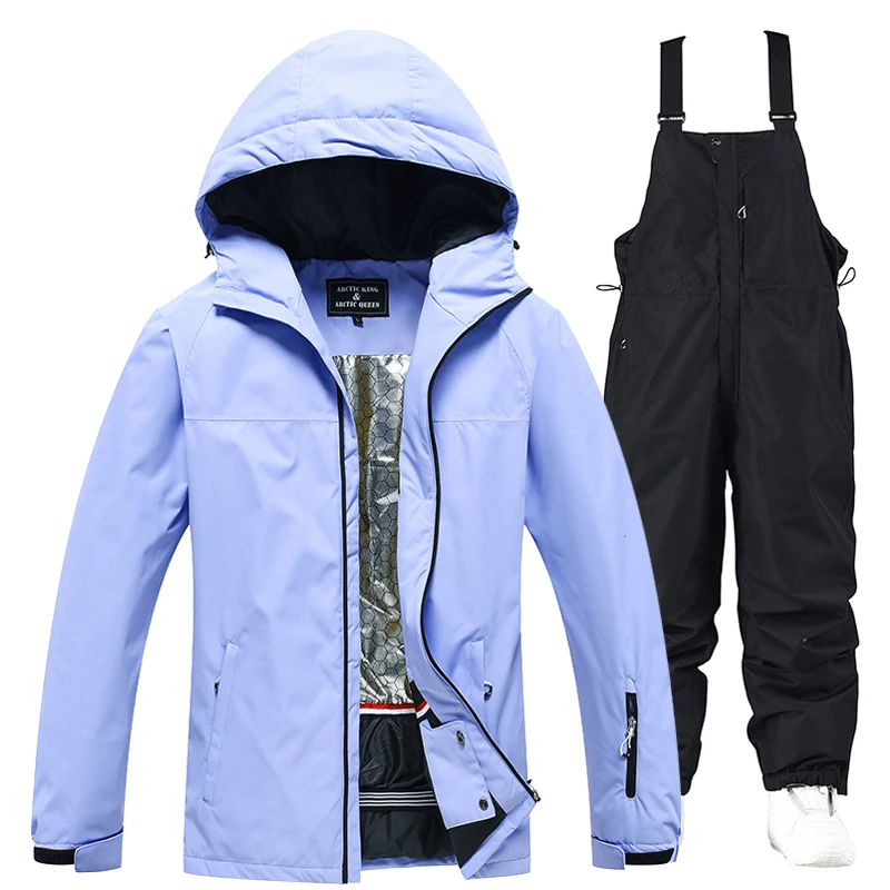 Men and Women Winter Ski Clothes, Snowboarding Suit Sets, Snow Skiing Clothing, Ski Jackets and Pants, Snow Ski Bibs Pants