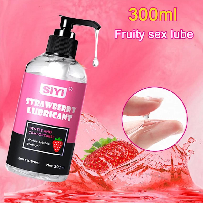 Anal Lubrication Strawberry Water-based lubricant for Sex Session Love Gel Exciter for Women Lubricants grease Adult Sex Shop 18