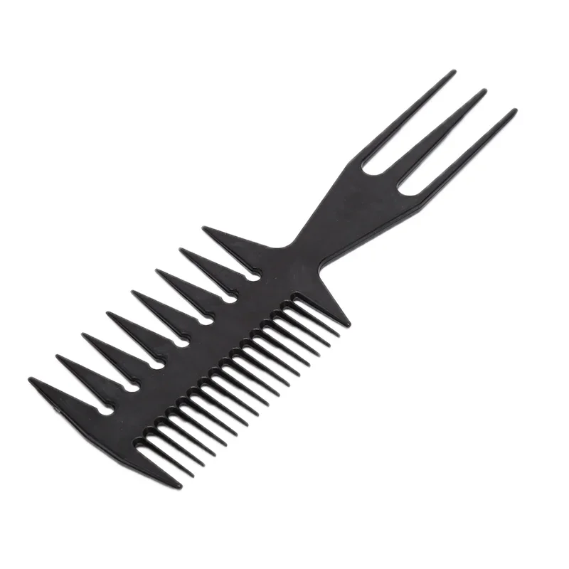 Big Teeth Double Side Tooth Combs Barber Hair Dyeing Cutting Coloring Brush Fish Bone Shape Hair Brush Man Hair Styling Tools