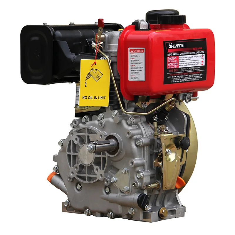 

3.8kW Single Cylinder Air-Cooled Engine HR178FS Keyway Shaft With Wind Deflector Easy Operate Euro 5 Emission Standard