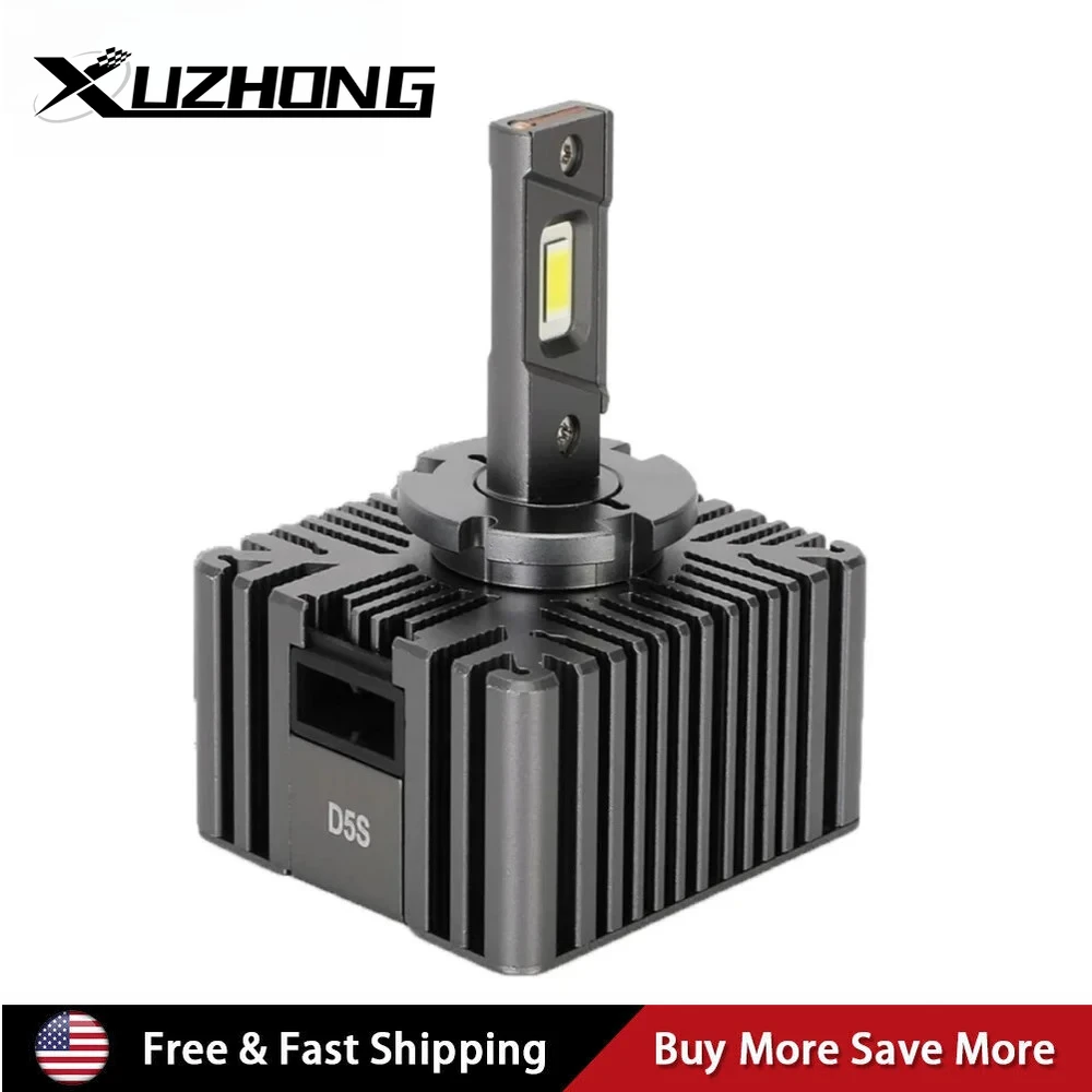 

D5S LED Aviation Aluminum Headlight Bulbs Hi-Lo For 2016-2018 Silverado 1500 2500 HD 3500 HD 2014-2018 Audi Q3 SC-1058