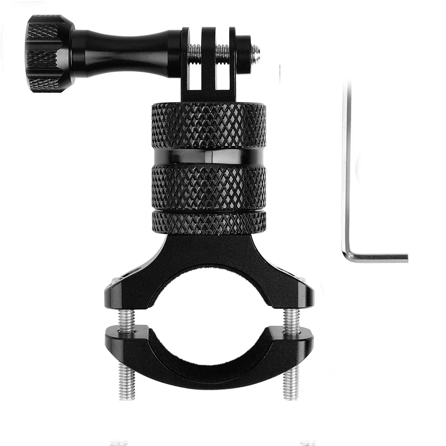 360 Graden Roterende Aluminium Fiets Fiets Stuur Mount Voor Gopro Hero11 10 9 8 7 6 5 Sessie 1/4 Schroeven Actie Camera Montage