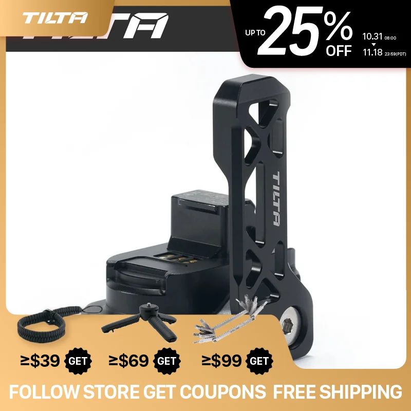 Baza zasilająca Tilta TGA-PBP z zabezpieczeniem do DJI Ronin RS3 RS4 RS5, akcesoria, wejście zasilania P-tap 2-pin, TGA-PBP, TGA-PBP2 — zdjęcie produktu 1