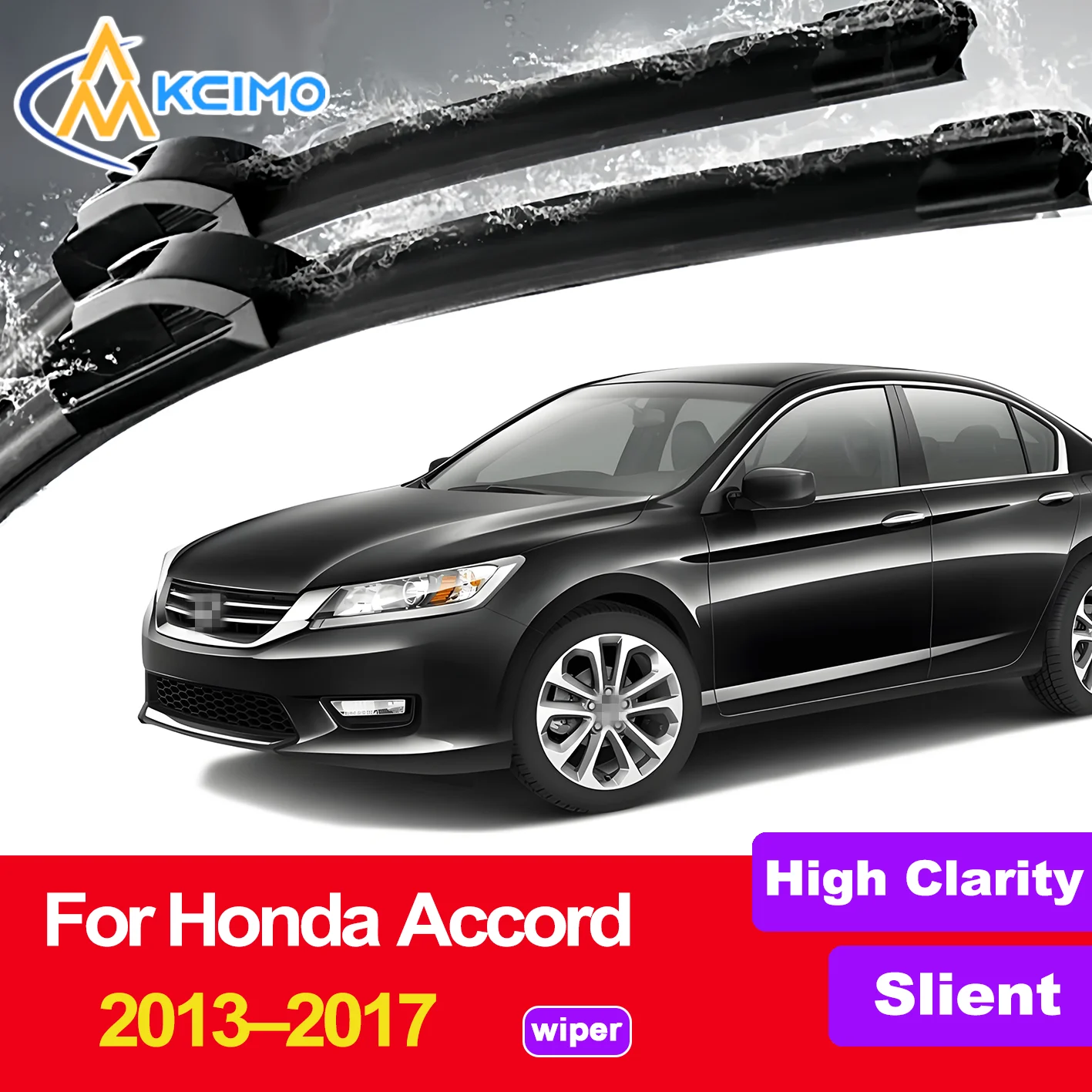 

2PCS HD Car Windscreen Wipers for Honda Accord CR1-CR3, CR6-CR7, CT1-CT2 2013-2017 Front Windshield Accessories 2017 2016 2015