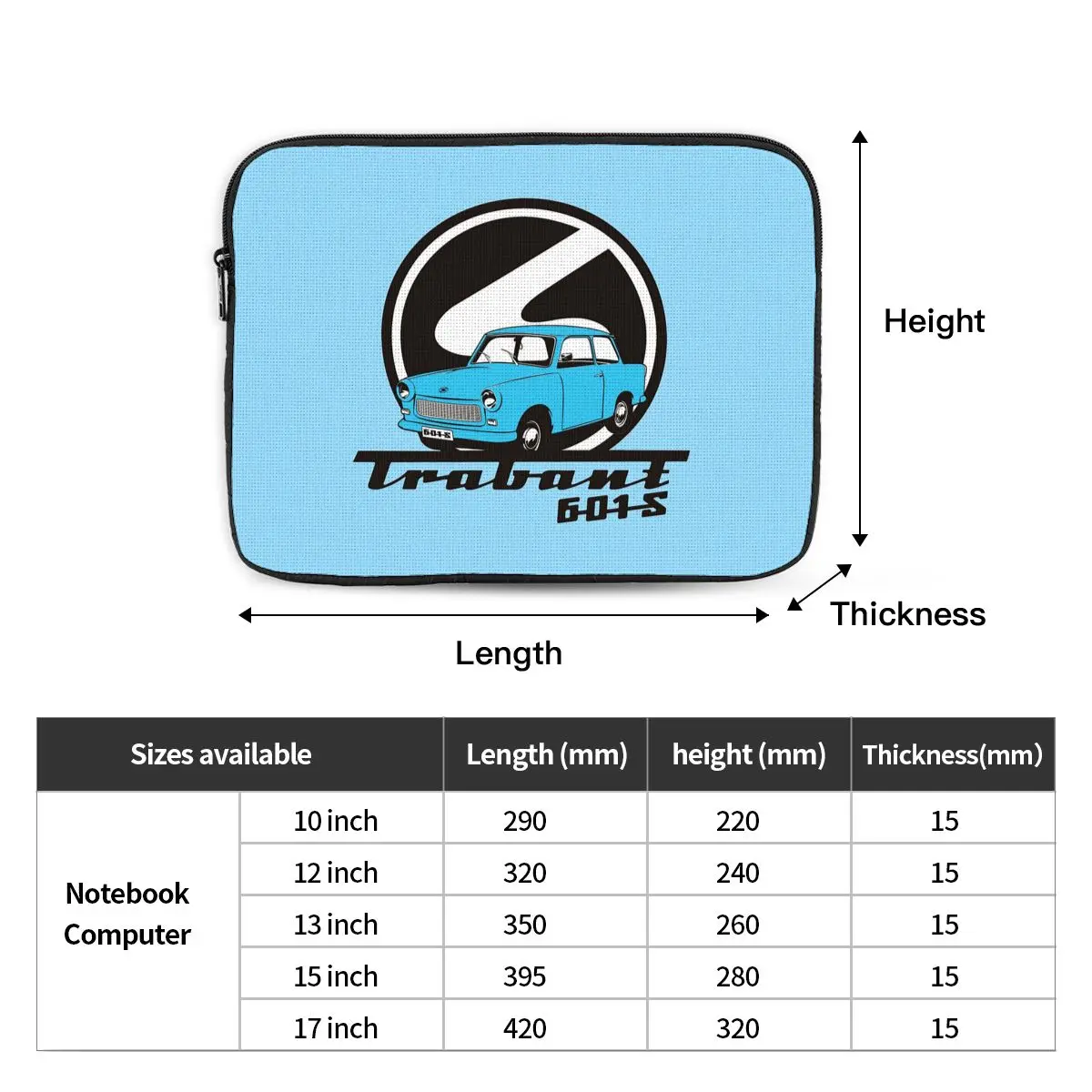 TRABANT 601 1 Notebook Laptop Bag Case Pouch 10 12 13 15 17 Inch For Macbook Air Pro Tablet Shockproof Case Bag