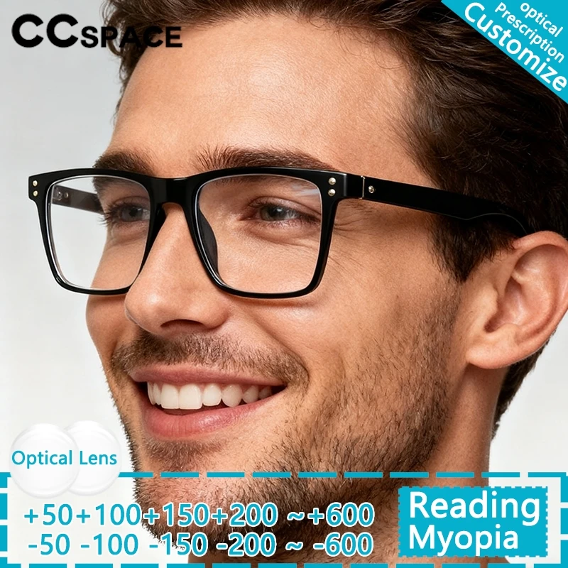 إطار نظارات مربع الضوء الأزرق حجب الرجال نظارات للقراءة النساء بعيد النظر مشهد البصريات النظارات الطبية #2