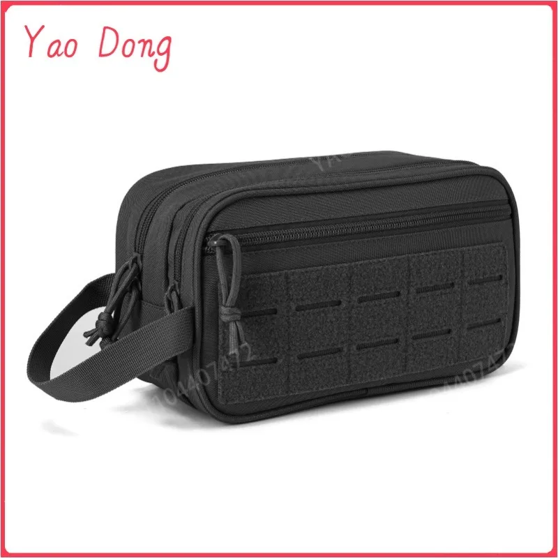 Yao Dong Toiletry Bag For Men Hygiene Bag Mens Shaving Kit Travel shower Bag Waist BackpackTool Molle Pouches Small Dopp Kit bel