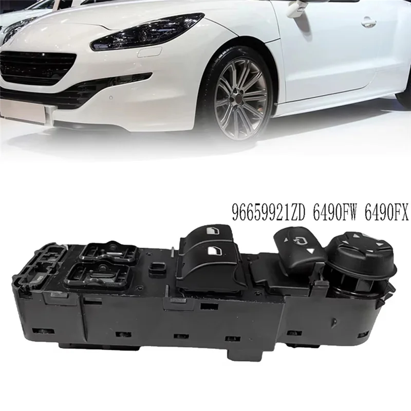 

Excellent-96659921ZD Master Window Control Switch For RCZ Window Lifter Switch 6490FW 6490FX