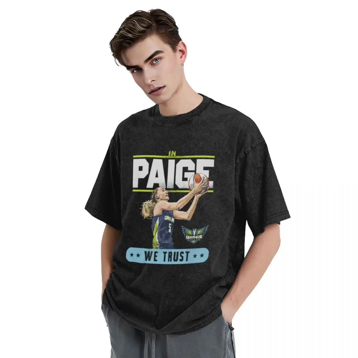 تي شيرت Paige Bueckers In Paige We Trust Classic Cool A Vintage كبيرة الحجم