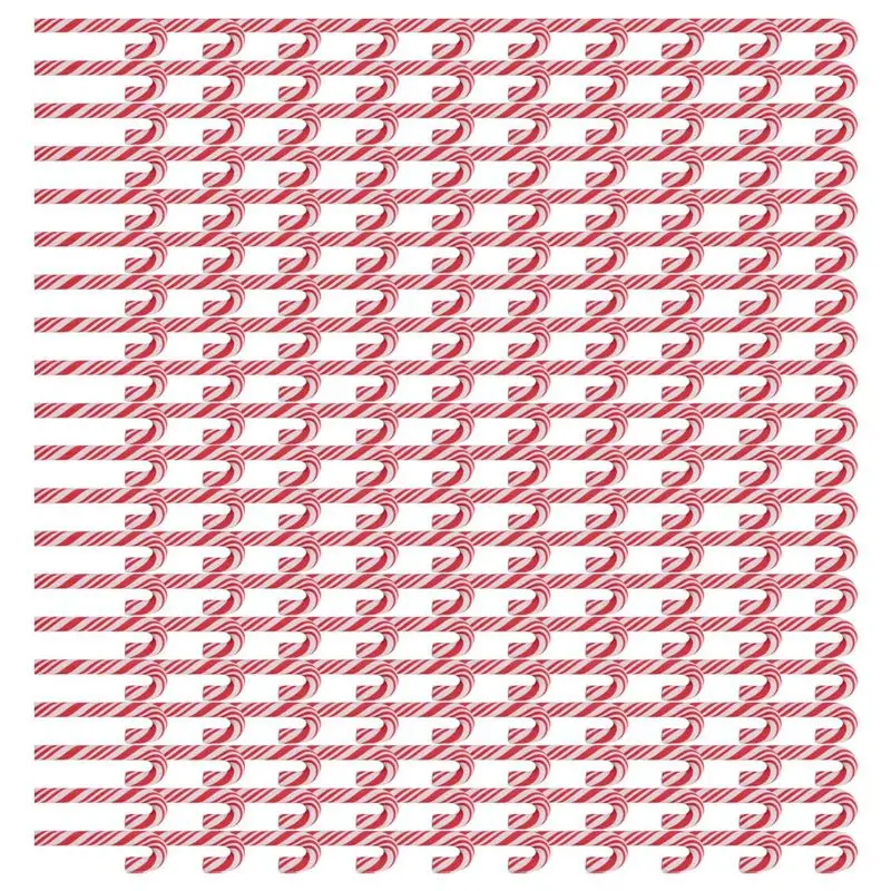 Hot Trend-120Pcs rouge et blanc à la main canne à bonbons de noël Miniature nourriture maison de pou