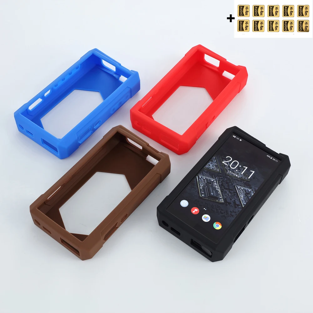 Imagem -02 - Capa de Silicone Protetora para Music Player Capa para Fiio M17