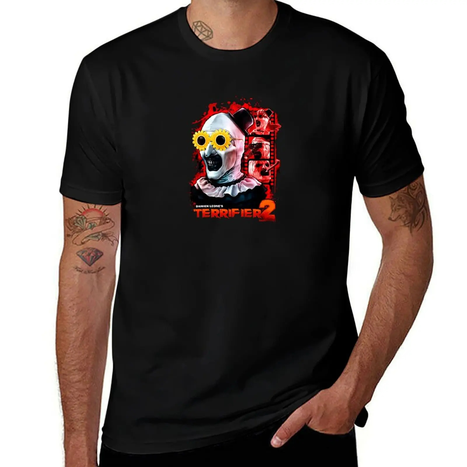 

Terrifier Movie T-Shirt T-shirts oversize sublime anime Funny t-shirts anime shirts men