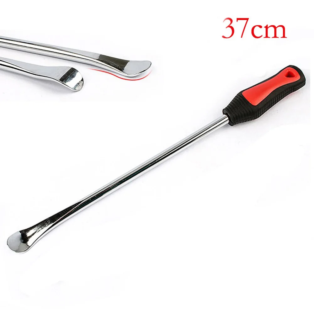 37cm Mountain Bike Crowbar Plastic Handle Rust Resistant Scuff And Scratch Protection Steel Material Weather Resistant