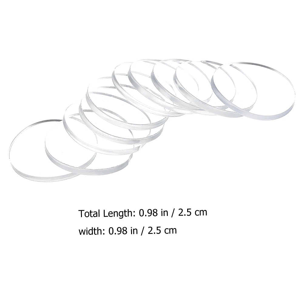 30 ชิ้นยางกันลื่นสเปเซอร์สำหรับโต๊ะกระจกโต๊ะกาแฟกันชน CLEAR Cushioning PP สเปเซอร์สำหรับเฟอร์นิเจอร์ขาเคาน์เตอร์