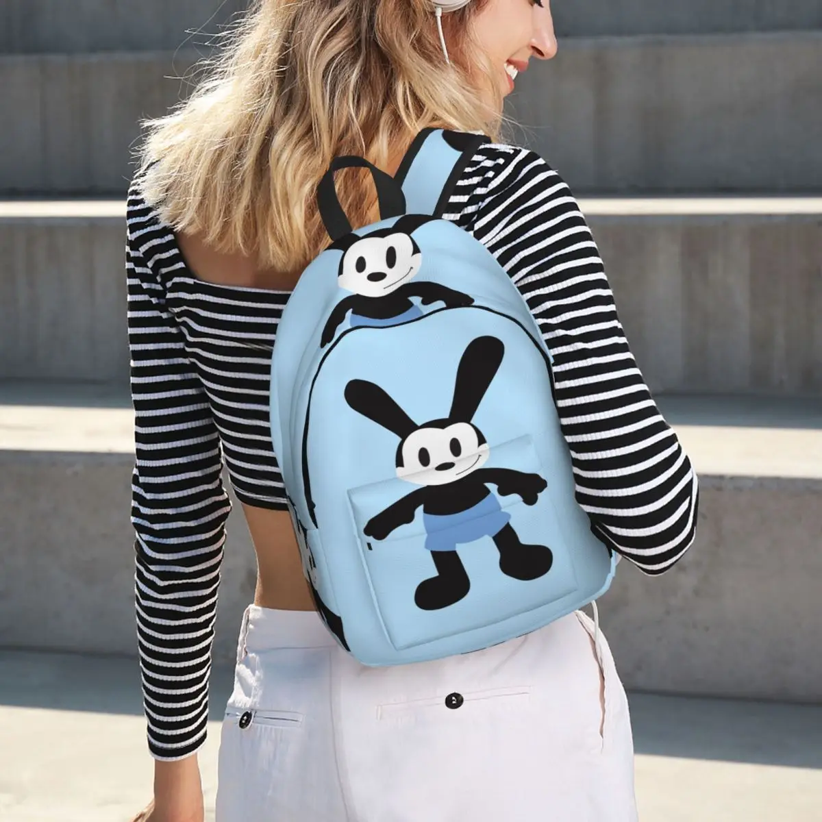 

Oswald Plush Student Backpack School Bag Hiking Travel Daypack for Boys Girls Fashion Bookbag Shoulder Bags