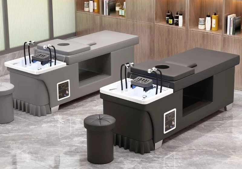 Thai hair treatment shampoo bed, full-lying hairdressing barber shop, special constant temperature water circulation