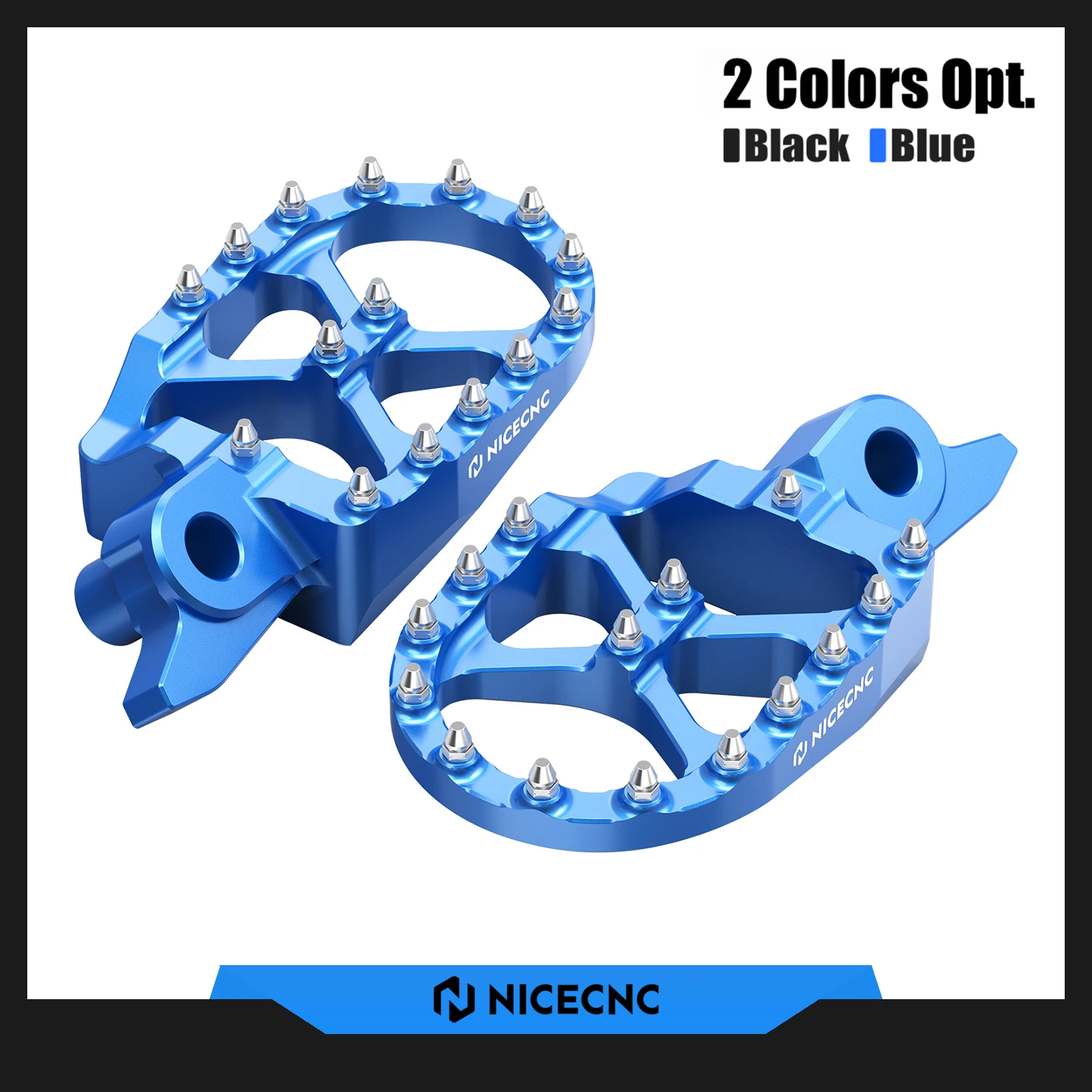 

NICECNC For Yamaha YZ250F WR450F YZ450FX 2024 YZ450F 2023-2024 YZF 250 450 WRF 450 Motorcycle Forged Foot Pegs Footrest Pedal