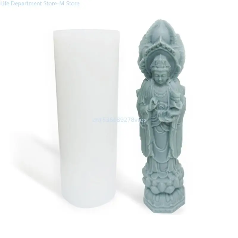 

Guanyin Statue Silicone Mold Soap DIY Handicraft Supplies