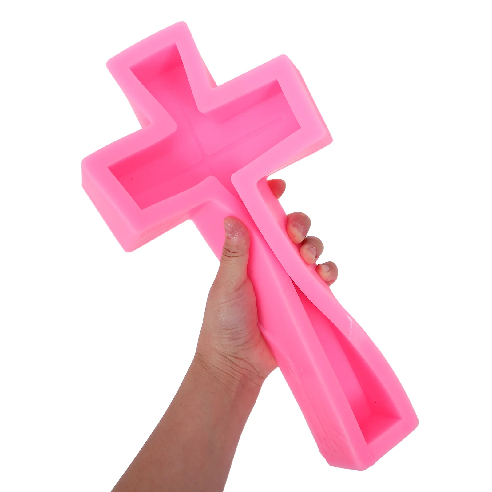 

Craft DIY Cross Silicone Mold for Resin Jewelry Making Pendant Necklace Earring Keychain Religious Art Supplies