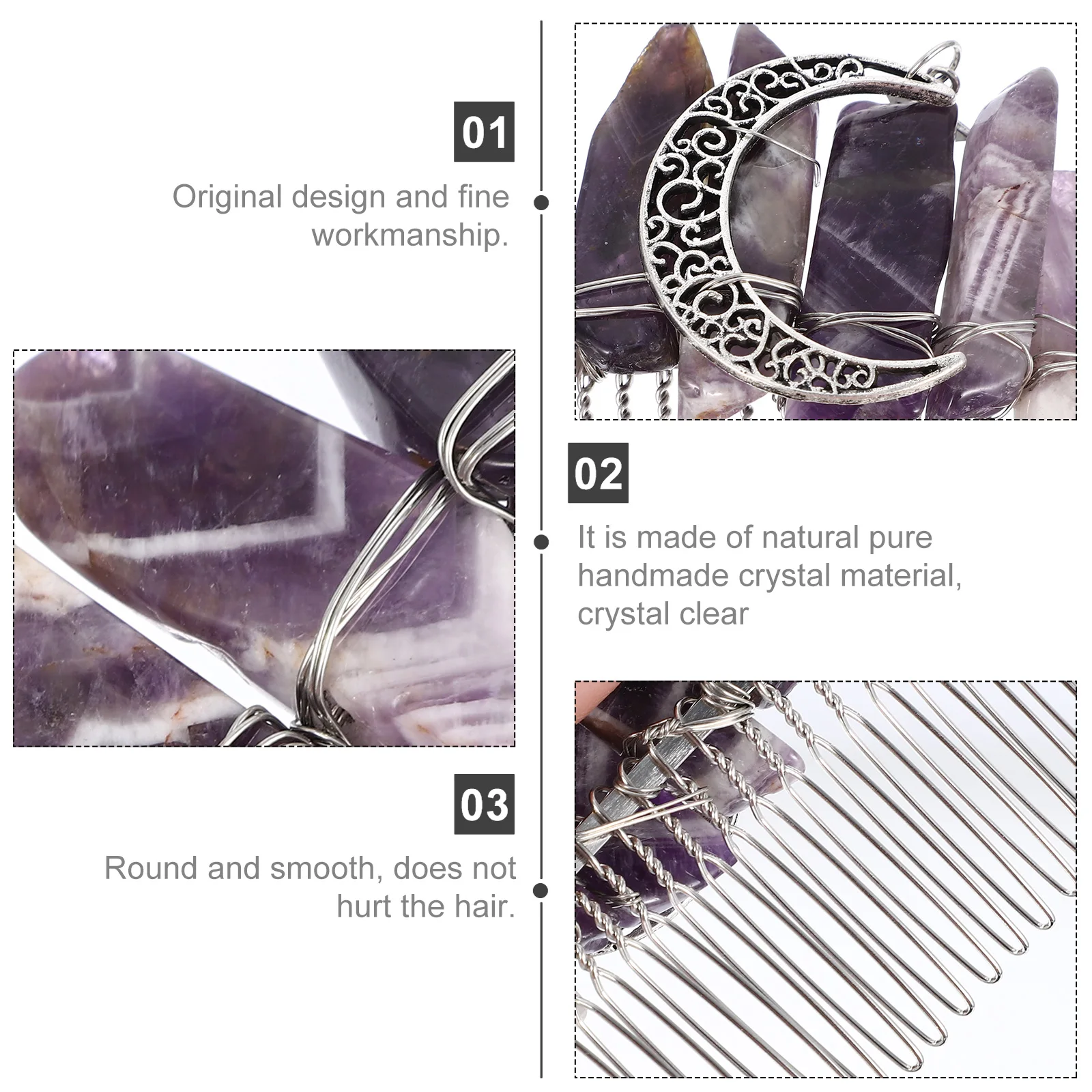 

Crystal Hair Comb Rhinestones Women Accessories Party Bridal Headpiece Metal Hairpin Updo Hairstyle Elegant Fashion