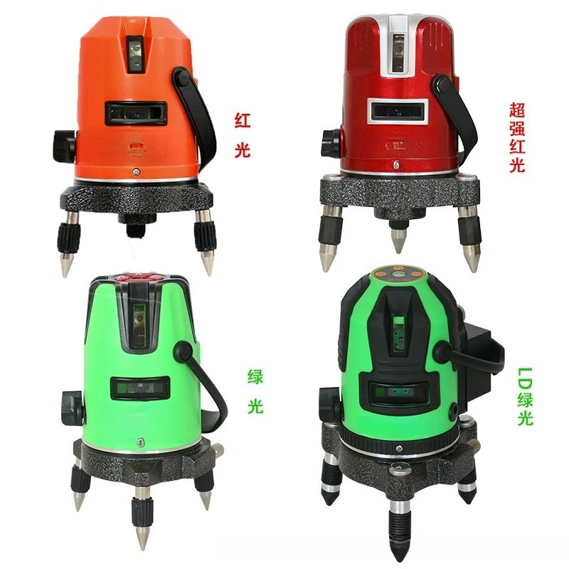 

Green light level 2-wire strong light point laser line projector 5 strong light lithium battery