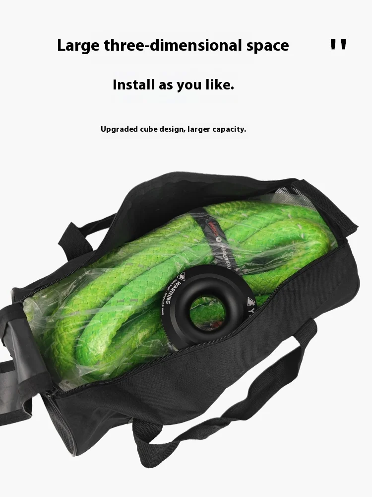 Large Size 4WD Accessory Offroad Recovery Gear Handbag Emergency Tools Storage Handbag for Recovery