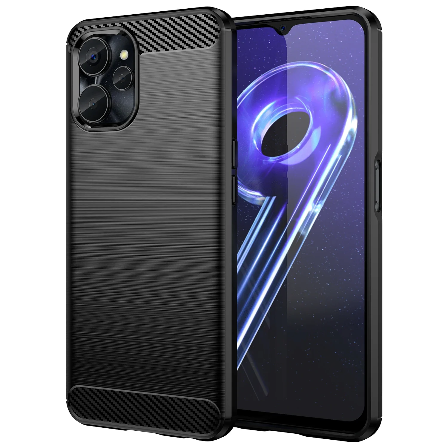 Shockproof Carbon Case For Realme 9i 9Pro+ Plus Case Silicone TPU Cover for Realme 9 7i 6S 6i 6 7 Pro 5G 4G Cases Funda Capa