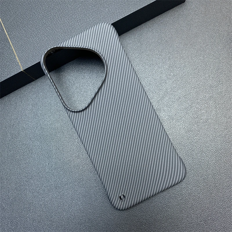 

Skin Feel Carbon Fiber Texture Borderless Case for Huawei Pura 70 Pura 70 Pro Plus Ultra-Thin Frameless Protective Cover Funda