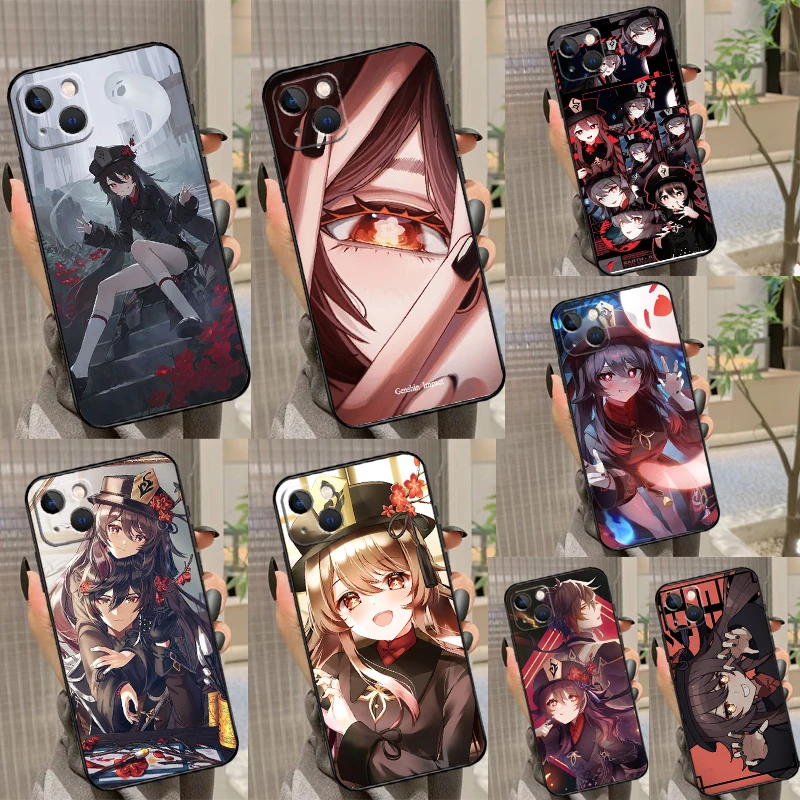 Genshin Impact Zhongli Hutao Phone Case For Samsung Galaxy S26 S25 Ultra S23 S21 S20 S22 S24 FE S10 Plus Cover Coque