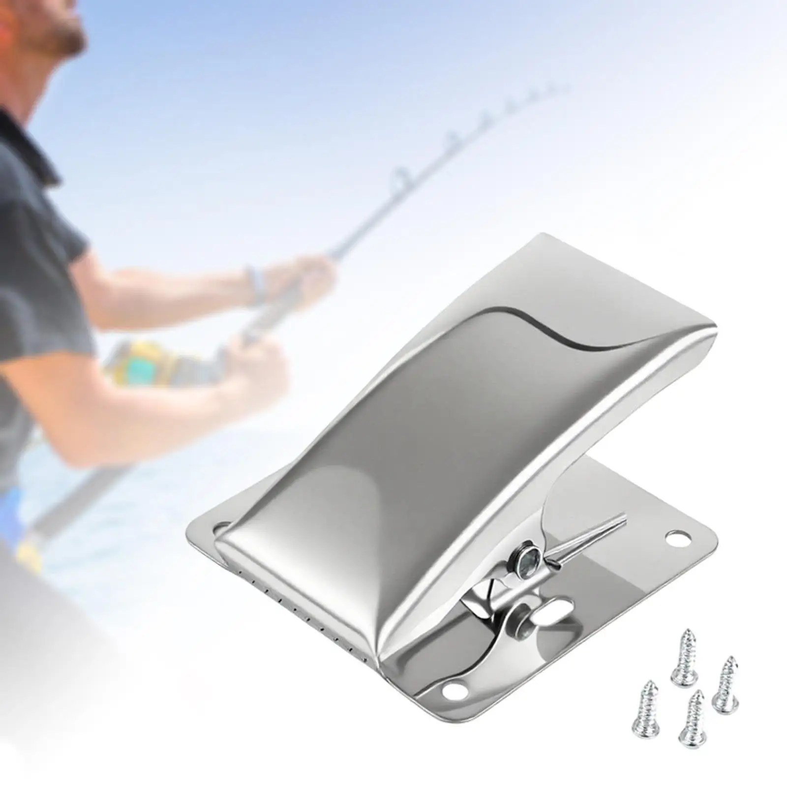 Fillet Clamp Fish Tail Clip DIY Picnic Professional Portable Stainless Steel