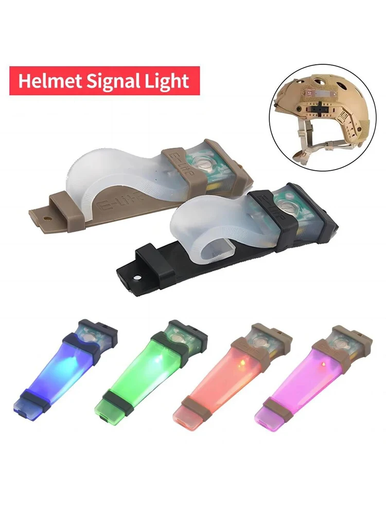 Booiu tático fma capacete de segurança piscando luz ir estroboscópio à prova dwaterproof água