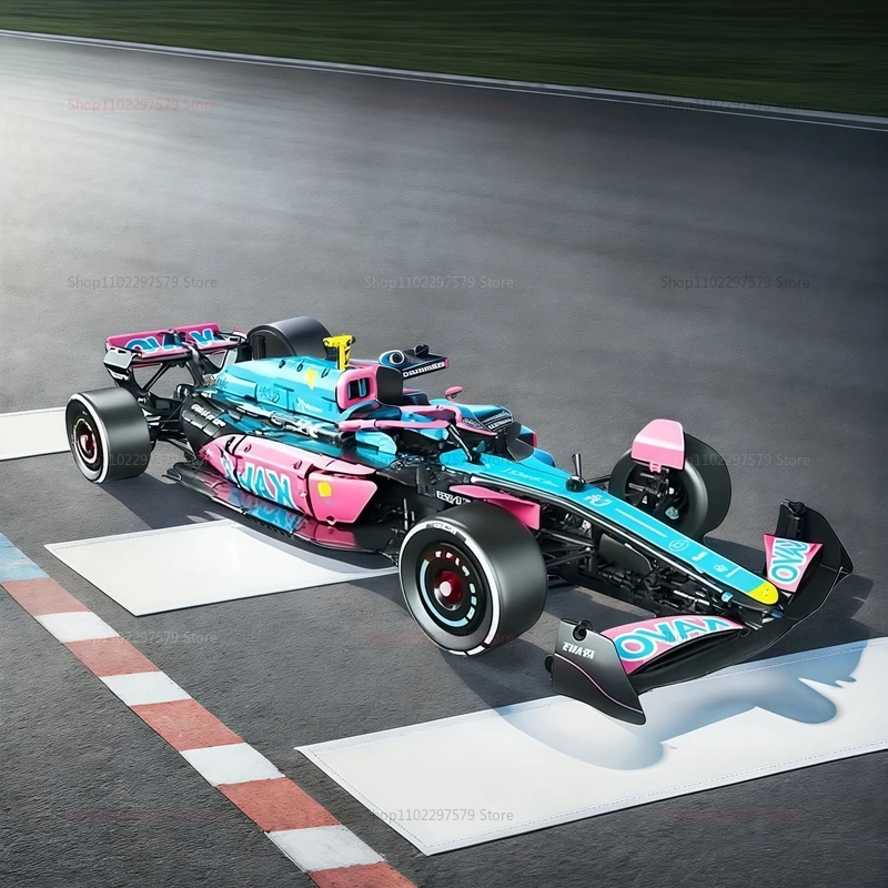 جديد F1 سباق السيارات بنة مجموعة أطفال لعبة بناء عدة تحصيل عرض نموذج هدية عيد ميلاد للأطفال التعليمية الجذعية Playset