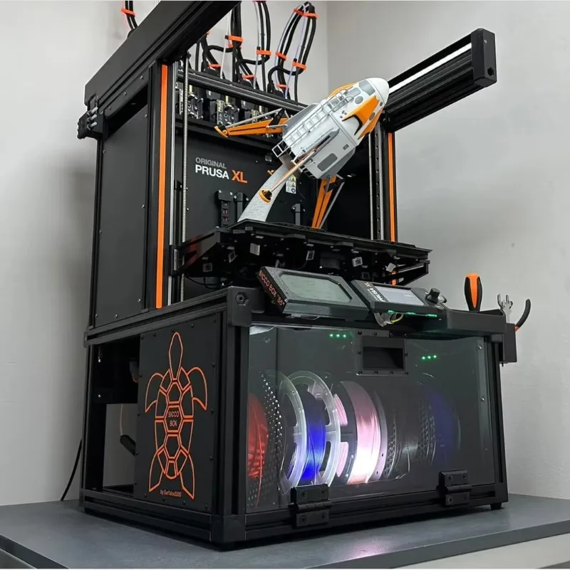 Prusa XL 3D Printer Filament Drybox Hardware Kit with LED Upgrade  Moisture-Proof Filament Storage Solution for Prusa XL