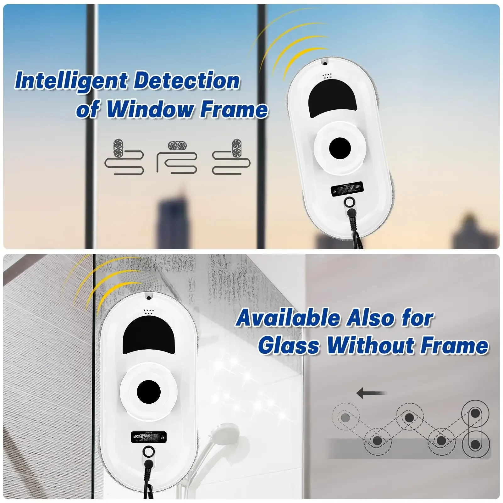 Automatic Household Cleaning Robot Vacuum with Remote Control US Plug Type for Glass Cleaning