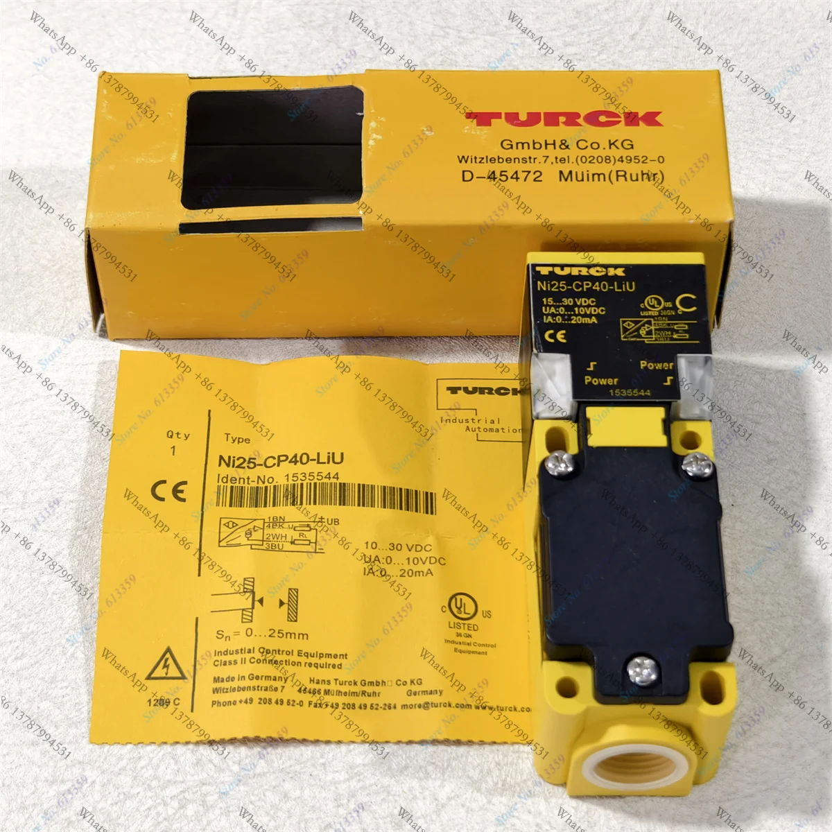 NI25-CP40-LIU  Turck  Proximity Switch  New High-Quality Sensor