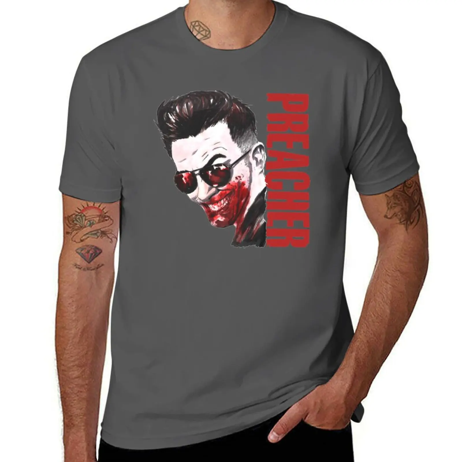 

preacher T-Shirt All Match Basic Short Sleeve Top
