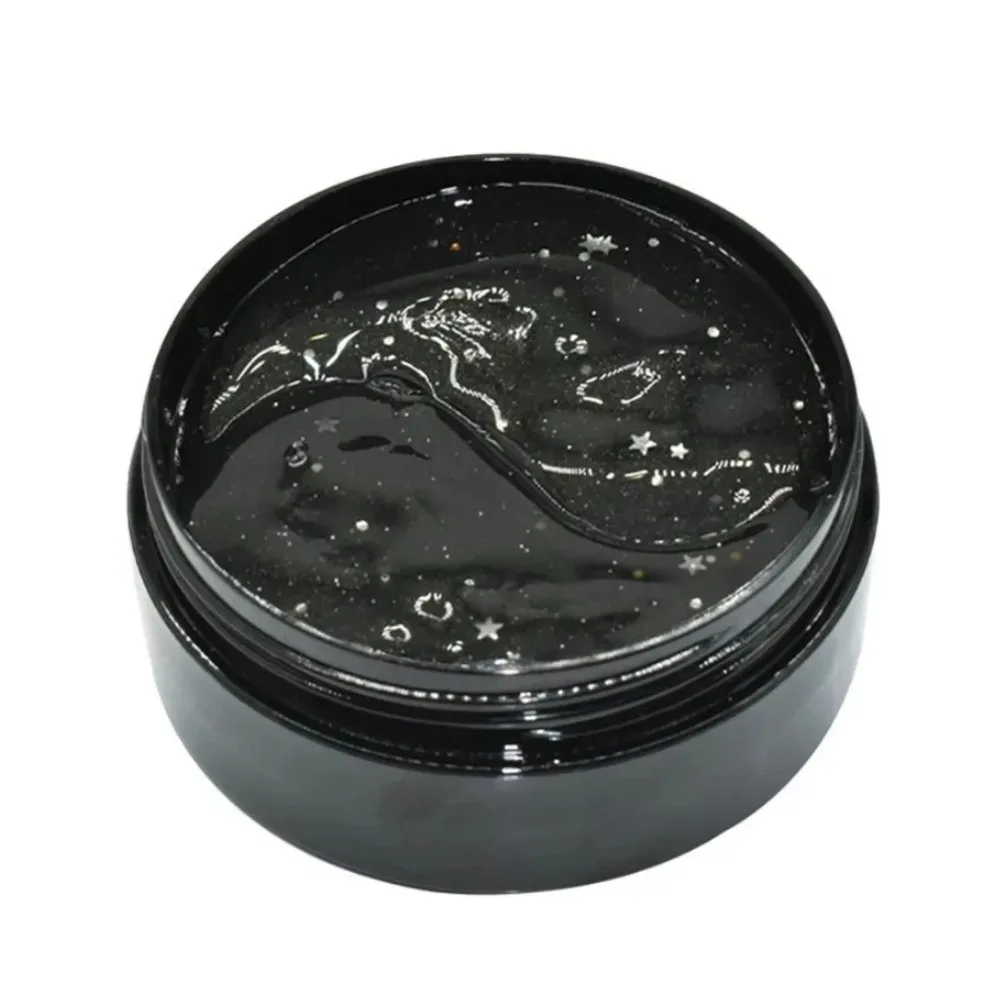 Máscara de ojos de hidrogel con purpurina de colágeno vegano de etiqueta privada, venta al por mayor, logotipo personalizado, maquillaje, cuidado de la piel, tratamiento antienvejecimiento de ojeras