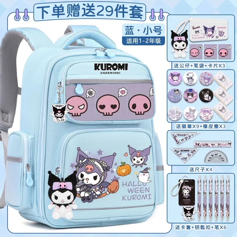 Sanrio New Clow M Student Schoolbag Stain-Resistant Casual Shoulder Pad Waterproof Large Capacity Cute Backpack