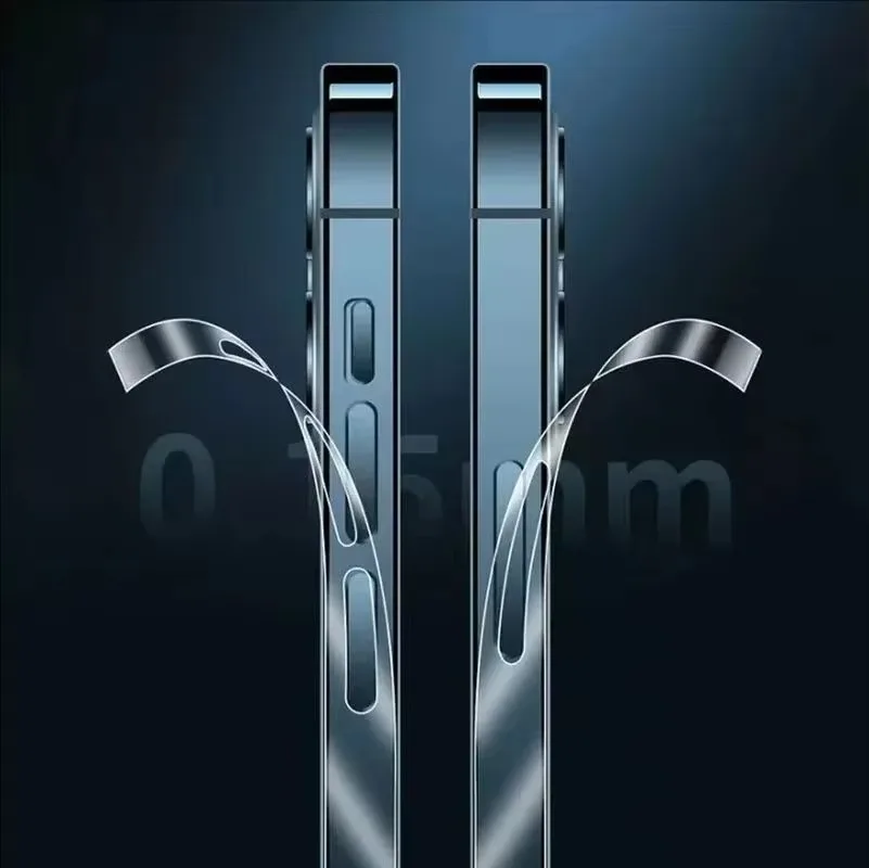 3/1Set Border Frame Protective Films for iPhone 16 Pro Max/16 Plus Thin Clear Side Film Screen Protector for iPhone 15 Pro 14